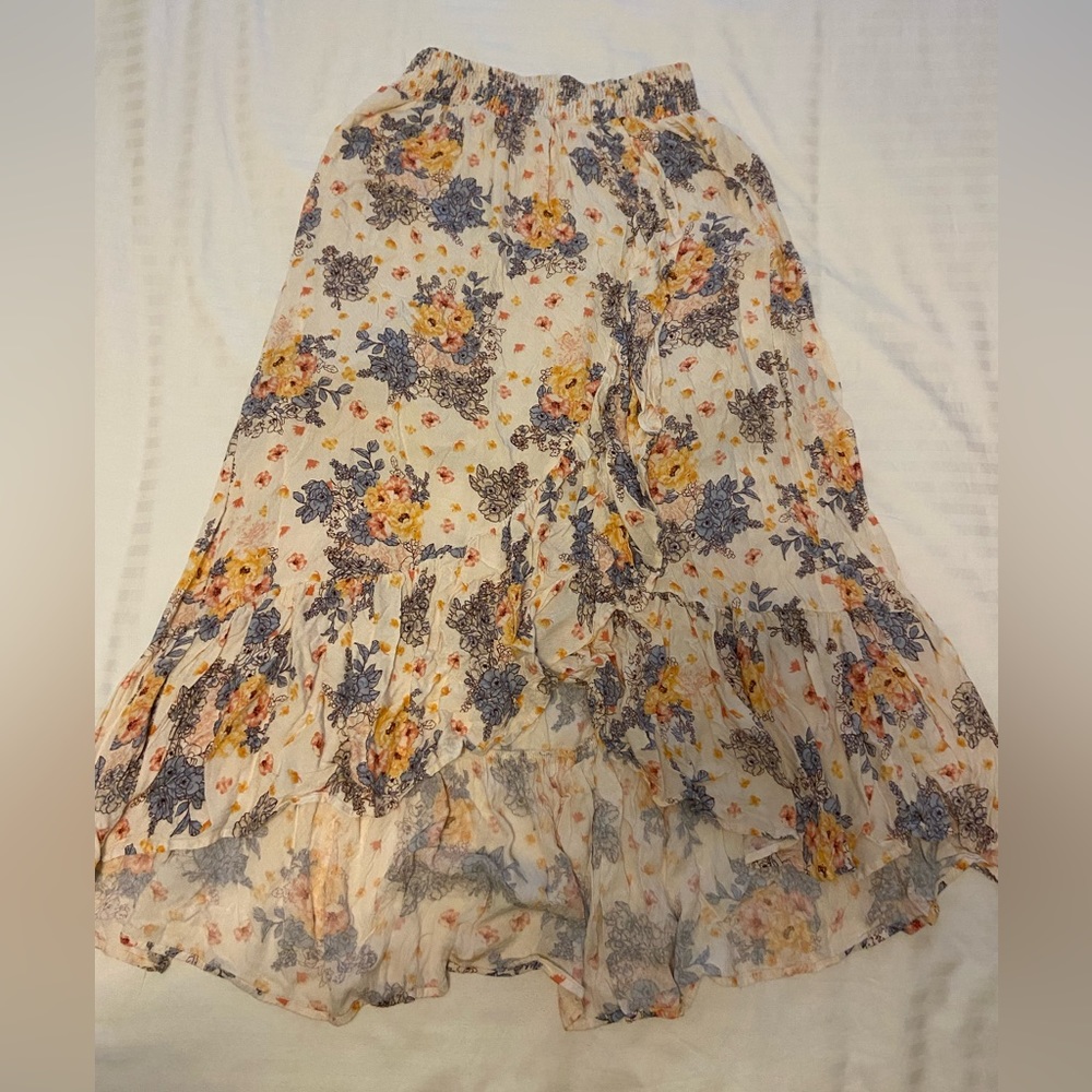 Altar’d State asymmetrical floral skirt